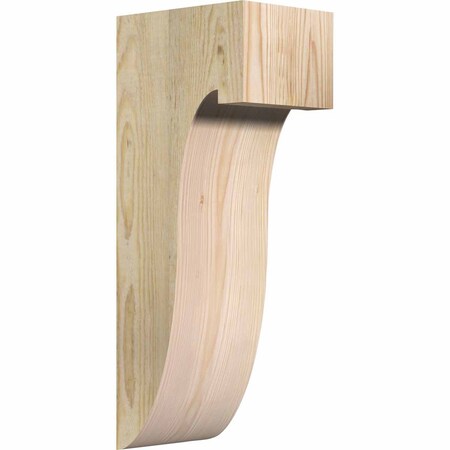 Ekena Millwork Del Monte Rough Sawn Corbel, Douglas Fir, 6"W x 8"D x 20"H COR06X08X20DEL00RDF